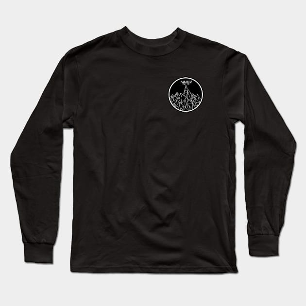 Geometric Mountains Long Sleeve T-Shirt by EliteMMXIV